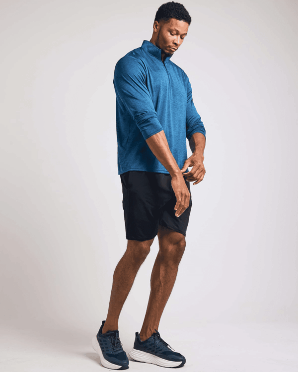 3 Pack: Men'S Dry-Fit Active Quarter Zip Long Sleeve Athletic Performance Pullover (Available in Big & Tall) - Image 5