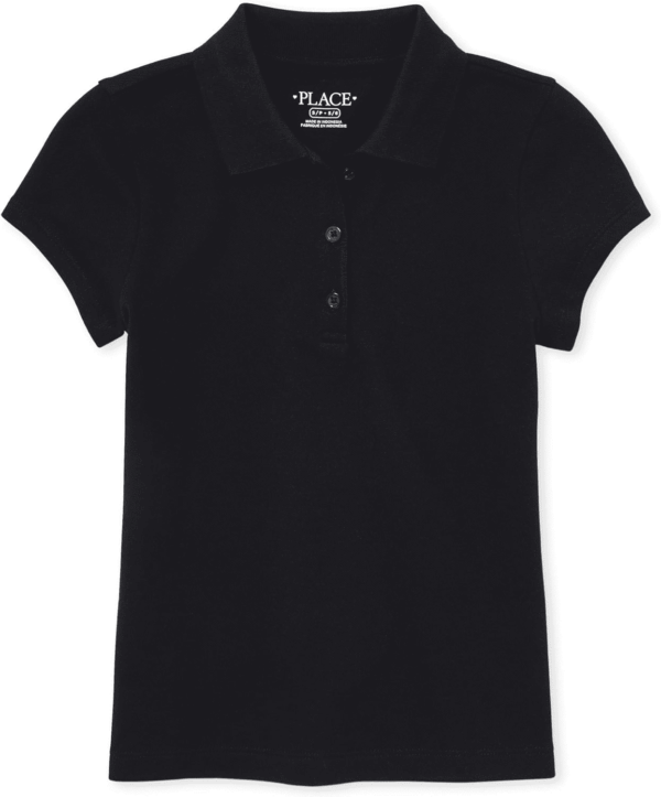 Girls' Uniform Pique Polo