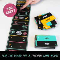 Official Grab the Mic – Family Karaoke Game, 8+ Year Olds, 2-10 Players - Board Game for Bad Singers with 250 Lyrics (125 Cards) for Hilarious Game Nights & Birthday Party, Kids Gift - Image 6
