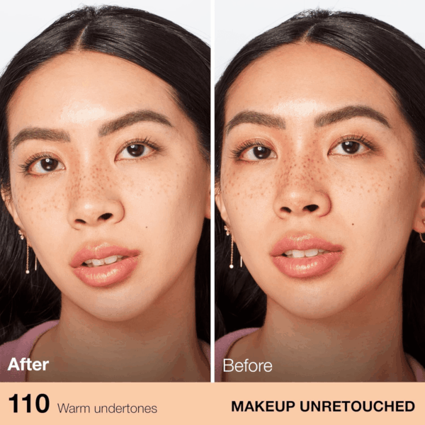 Fit Me Dewy + Smooth Liquid Foundation Makeup, Porcelain, 1 Count (Packaging May Vary) - Image 3