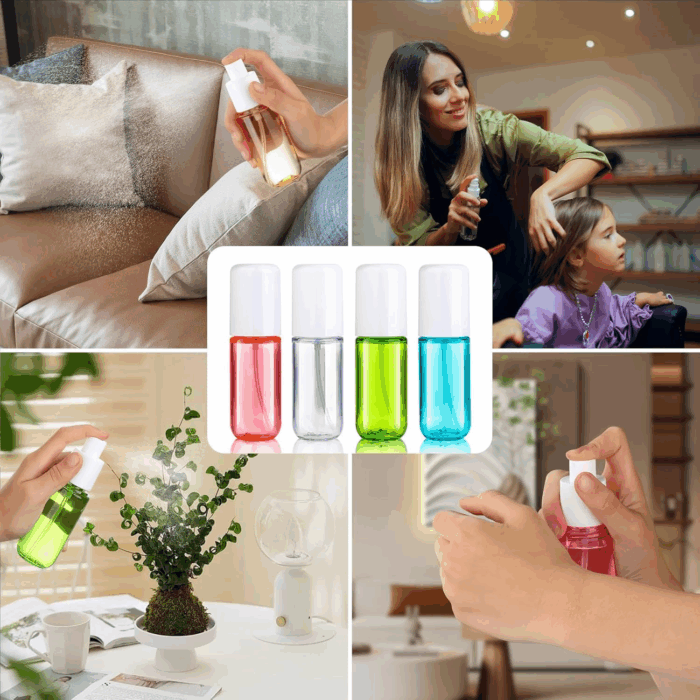 Small Spray Bottles Travel Size 1.35Oz 40ML, Fine Mist Plastic Spray Bottles, Refillable Empty Spray Bottle for Toners, Perfume, Face& Hair Spray - Image 7