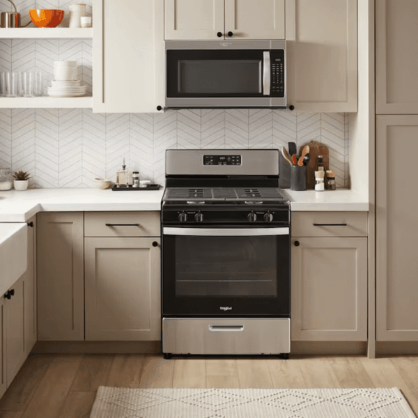 30-In 4 Burners 5.1-Cu Ft Freestanding Natural Gas Range ( Stainless Steel ) - Image 13
