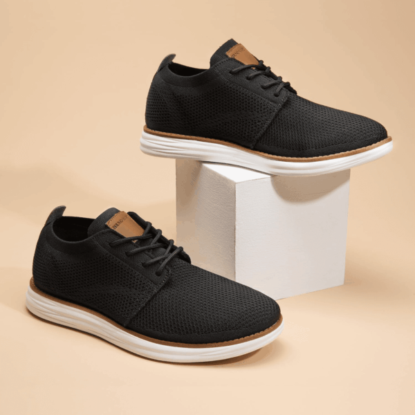 Men'S Knitflex Breeze Mesh Sneakers Oxfords Lace-Up Lightweight Casual Walking Shoes - Image 6