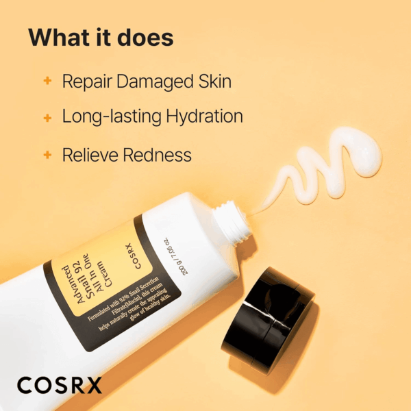 Snail Mucin 92% Moisturizer, Daily Repair Face Gel Cream Tube Type for Dry, Sensitive Skin, Not Tested on Animals, No Parabens, No Sulfates, No Phthalates, Korean Skin Care (7.05Fl Oz / 200G) - Image 3