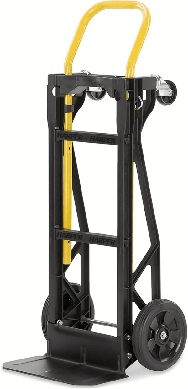 Trucks Convertible Nylon Hand Truck W/ Stair Glides, 300Lb Dolly & 400Lb Cart Limit