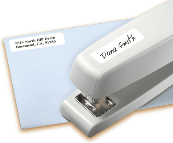 Self-Adhesive Removable Labels, 0.5 X 1.75 Inches, 840 per Pack, White Label Stickers (05422) - Image 2