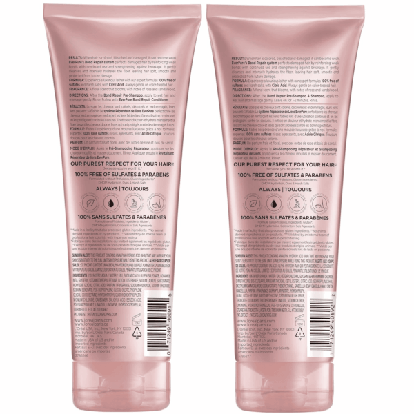Everpure Sulfate-Free Vegan Hair Care Kit - Shampoo and Conditioner to Strengthen and Repair Hair Bonds (Packaging May Vary) - Image 10