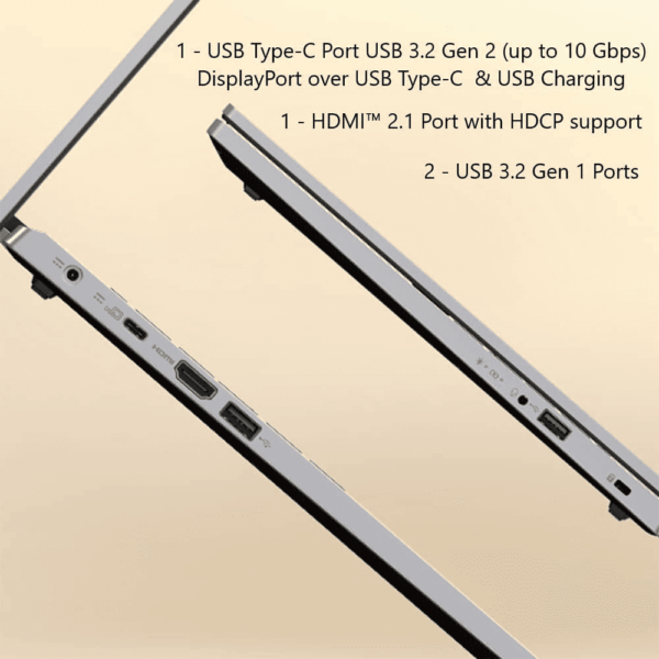 Aspire 3 A315-24P-R7VH Slim Laptop | 15.6" Full HD IPS Display | AMD Ryzen 3 7320U Quad-Core Processor | AMD Radeon Graphics | 8GB LPDDR5 | 128GB Nvme SSD | Wi-Fi 6 | Windows 11 Home in S Mode - Image 5