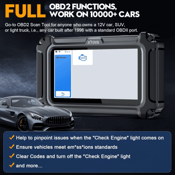 D5S OBD2 Scanner - 2025 Code Reader for Cars & Trucks with 15 Reset Functions, Crank Sensor Relearn, FCA Autoauth, CAN FD for GM, Engine ABS SRS Transmission Car Diagnostic Tool - Image 6