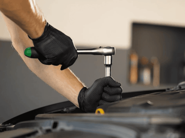 Permasafe HD Black Disposable Nitrile Industrial Gloves, 6+ Mil, Latex-Free, Raised Textured, Mechanics, Medical, Food, More - Image 6