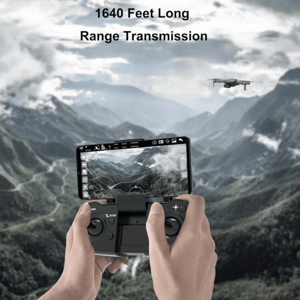 Drones with Camera for Adults 4K - B12 GPS Drone, under 250G, Brushless Motor, Auto Return, Follow Me, Point of Interest, 50 Mins Long Flight, Lightweight and Foldable Drone for Beginner - Image 5
