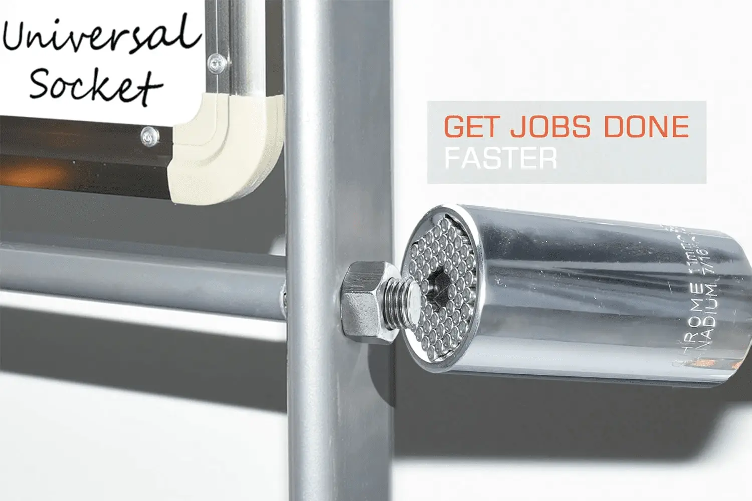 Universal Socket,Self-Adjusting Socket Fits Standard 7/16'' - 1-1/4'' Metric 11Mm-32Mm, Adapter Socket for Wrench Ratchet&Power Drill, Tools Gifts for Men Him Husband Dad Father DIY Handyman Women - Image 7