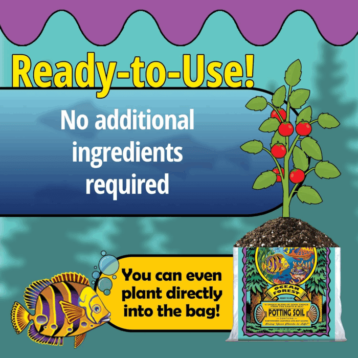 Ocean Forest Potting Soil, 1.5Cu Ft - Light, Aerated Texture, Designed for All Container Plants - Ph Adjusted for Optimal Nutrient Uptake, Effectively Retains Moisture - Image 6