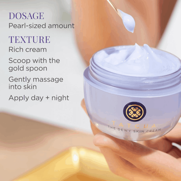 the Dewy Skin Cream | Rich Face Cream to Hydrate, Plump and Protect Dry and Combo Skin, 50 Ml | 1.7 Oz - Image 5