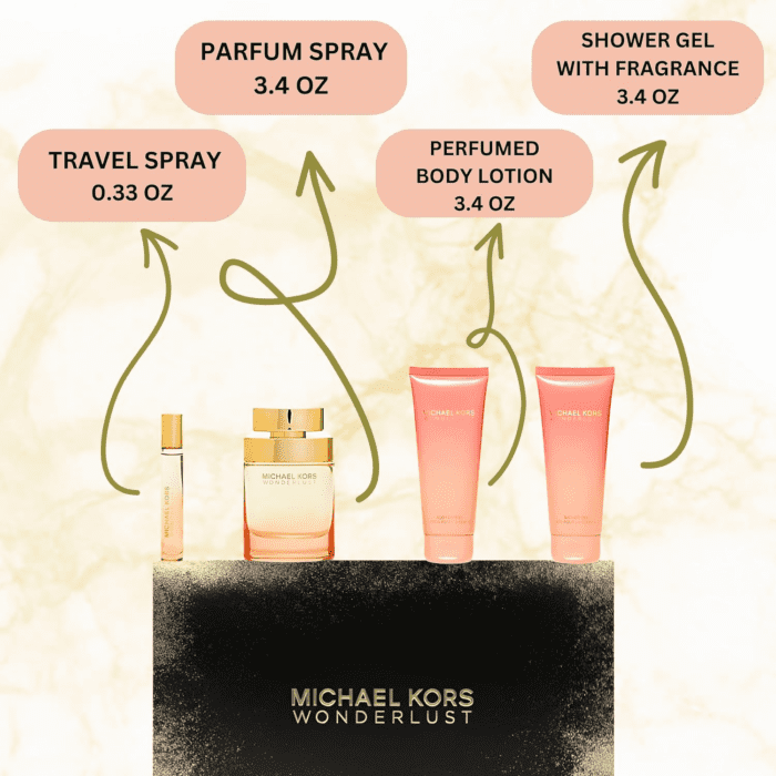 Wonderlust Perfume for Women 4 Piece Gift Set - Image 3