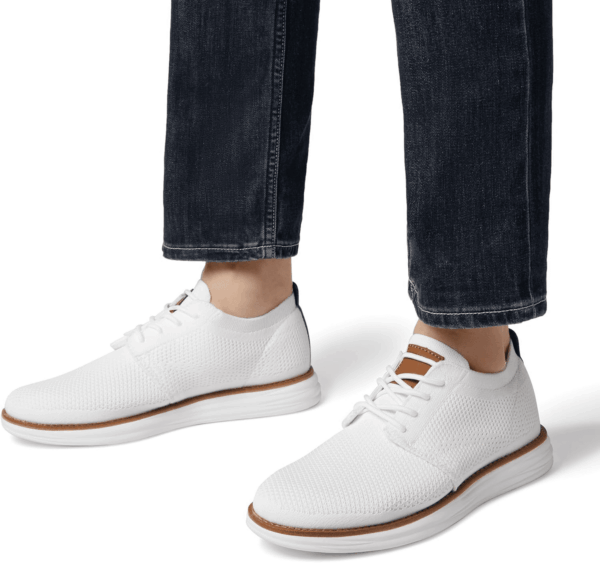 Men'S Knitflex Breeze Mesh Sneakers Oxfords Lace-Up Lightweight Casual Walking Shoes - Image 7