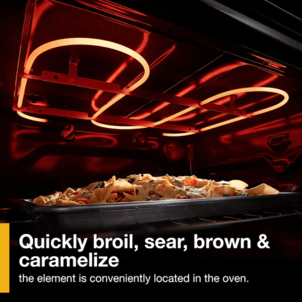 Flexible Cooktop 30-In Glass Top 4 Burners 5.3-Cu Ft Freestanding Electric Range ( Stainless Steel ) - Image 8