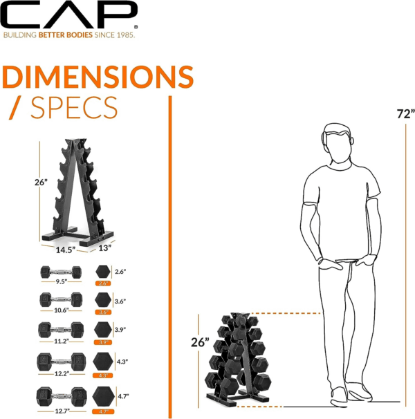 Dumbbell Set with Rack | Multiple Options in 150Lbs and 210Lbs - Image 5