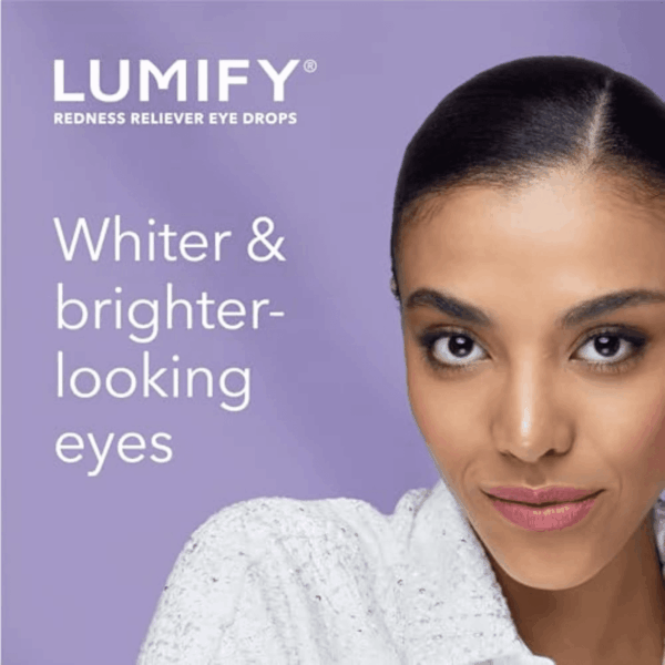 Redness Reliever Eye Drops, for Whiter & Brighter Looking Eyes, 0.08 Fl Oz (2.5 Ml) - Image 5