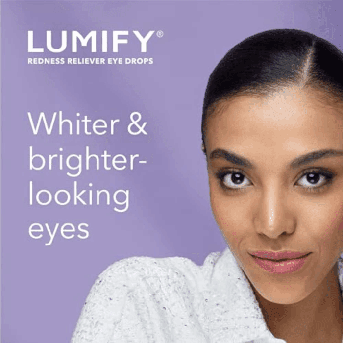 Redness Reliever Eye Drops, for Whiter & Brighter Looking Eyes, 0.08 Fl Oz (2.5 Ml) - Image 5