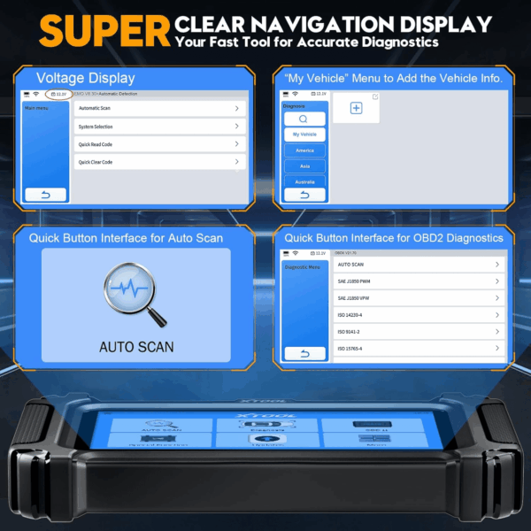 D5S OBD2 Scanner - 2025 Code Reader for Cars & Trucks with 15 Reset Functions, Crank Sensor Relearn, FCA Autoauth, CAN FD for GM, Engine ABS SRS Transmission Car Diagnostic Tool - Image 4