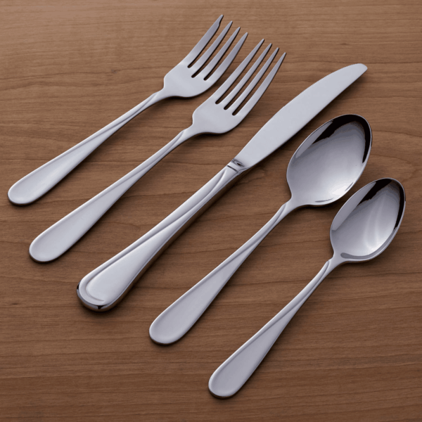 Flight 65 Piece Everyday Flatware, Service for 12, 18/0 Stainless Steel, Silverware Set, Dishwasher Safe - Image 3