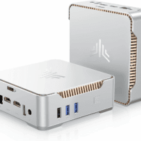 Gk3Plus Mini PC, 16GB RAM 512GB M.2 SSD Mini Computers,12Th Gen Alder Lake N95 (Up to 3.4Ghz) Micro PC, 2.5''SSD, Gigabit Ethernet,4K Uhd,Wifi,Bt,Vesa/Home/Business Small Pc