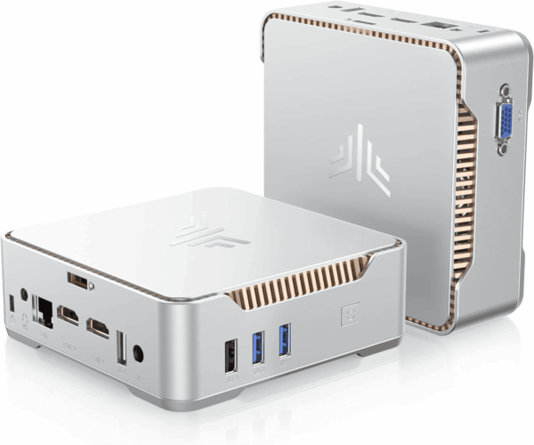 Gk3Plus Mini PC, 16GB RAM 512GB M.2 SSD Mini Computers,12Th Gen Alder Lake N95 (Up to 3.4Ghz) Micro PC, 2.5''SSD, Gigabit Ethernet,4K Uhd,Wifi,Bt,Vesa/Home/Business Small Pc
