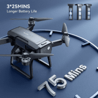 F7 GPS Drones with Camera for Adults 4K Night Vision, 3-Axis Gimbal, 2Mile Long Range, 75Mins Flight Time Professional Drone with 3 Battery, Auto Return+Follow Me+Fly Around+Beginner Mode for Kid - Image 4