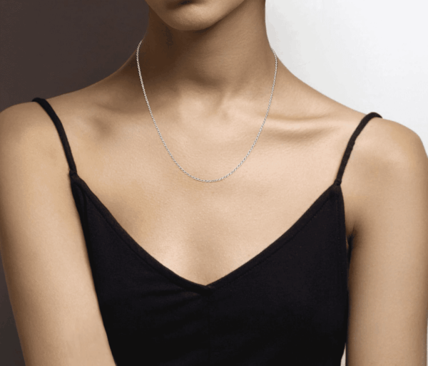 Solid 925 Sterling Silver Italian 2Mm, 3Mm Diamond-Cut Braided Rope Chain Necklace for Men Women Made in Italy - Image 4