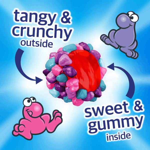 Gummy Clusters, Candy, Very Berry, Crunchy and Gummy, 8 Oz - Image 2