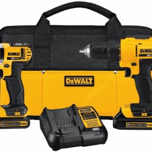20V MAX Cordless Drill and Impact Driver, Power Tool Combo Kit with 2 Batteries and Charger (DCK240C2)