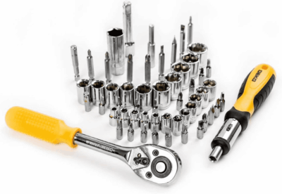 228 Piece Socket Wrench Auto Repair Tool Combination Package Mixed Tool Set Hand Tool Kit with Plastic Toolbox Storage Case - Image 4