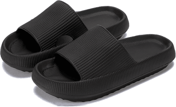 Cloud Slippers for Women and Men, Pillow House Slippers Shower Shoes Indoor Slides Bathroom Sandals, Ultimate Comfort, Lightweight, Thick Sole, Non-Slip, Easy to Clean