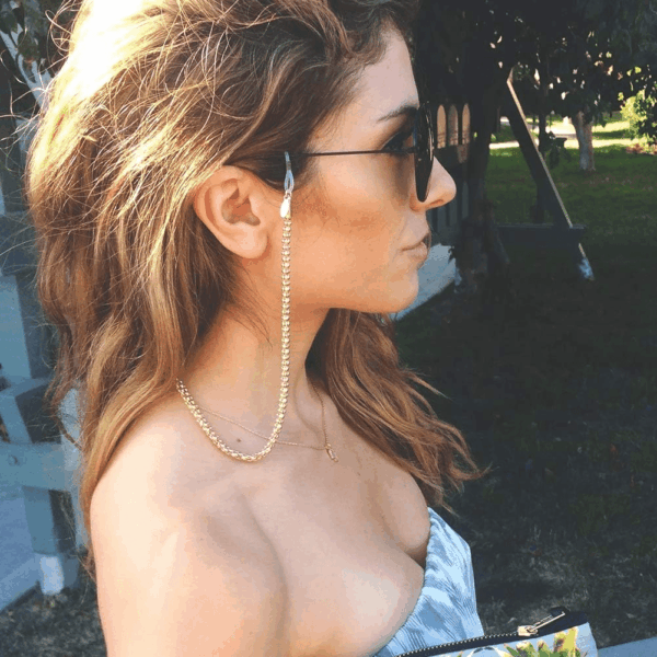Glasses Chain, Eyeglass Strap for Women Sunglasses - 14K Gold Eyeglasses Chain, Eye Glasses Holders around Neck - Image 3