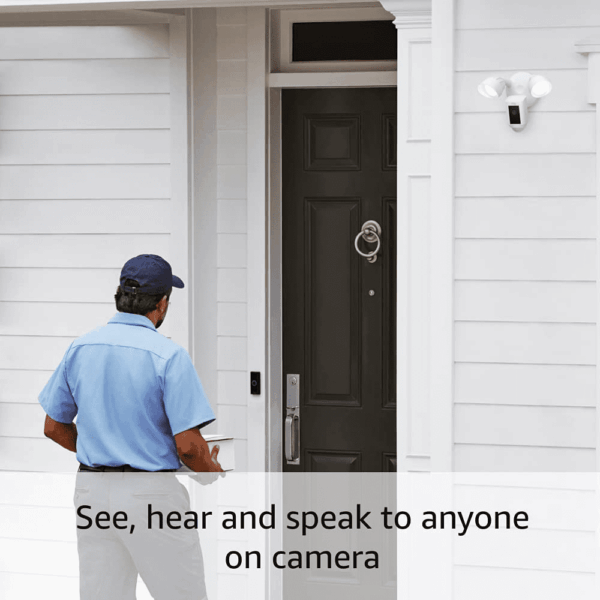 Floodlight Cam Wired plus with Motion-Activated 1080P HD Video, White (2021 Release) - Image 3