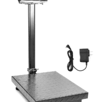 Foldable 600LB Weight Computing Postal Scale, Floor Platform Digital Scale, Accurate Warehouse Large Shipping Mailing LB/KG Calculator