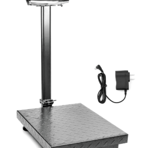 Foldable 600LB Weight Computing Postal Scale, Floor Platform Digital Scale, Accurate Warehouse Large Shipping Mailing LB/KG Calculator