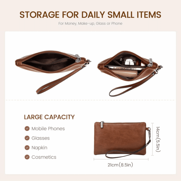 Laptop Bag for Women, 15.6 Inch Laptop Tote Bag Vintage Work Bags for Women Computer Bag Office Briefcase Handbag - Image 6