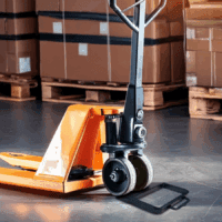 Rubber Pallet Jack Wheel Chock with Built-In Handle - Pallet Jack Stopper for Truck - 13.37" Length X 11.62" Width X 2" Height - Image 6