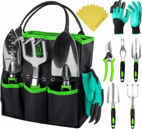 Treasured Gifts for Mom - Heavy Duty Gardening Tools - 22-Piece Gardening Gifts for Women, Mom, Men - Durable, Ergonomic Garden Tool Set