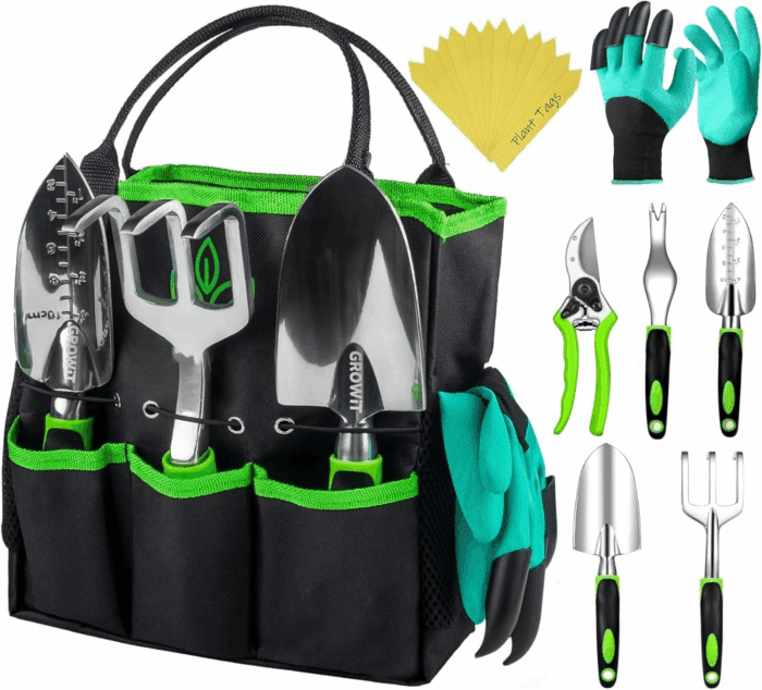 Treasured Gifts for Mom - Heavy Duty Gardening Tools - 22-Piece Gardening Gifts for Women, Mom, Men - Durable, Ergonomic Garden Tool Set