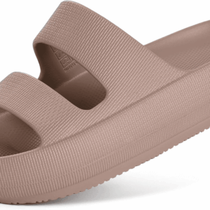 Orthopedic Slide Sandals for Women with Arch Support Pillow Soft Recovery Slip on Sandals Lightweight Summer Cloud Slippers for Plantar Fasciitis