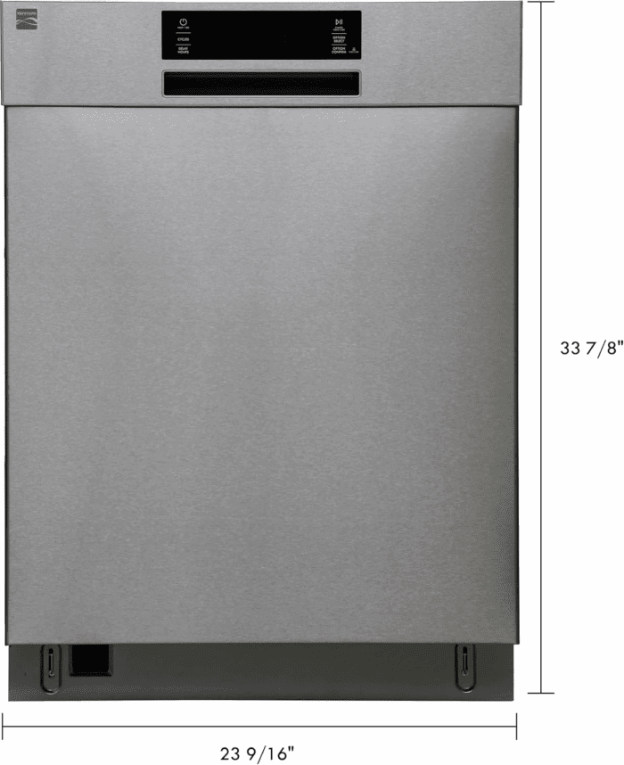 24" Built-In Stainless Steel Tub Dishwasher with Smartwash, Smart Dry, and Morespace Adjustable Rack, Energy Star Certified, Fingerprint Resistant Stainless Steel - Image 2