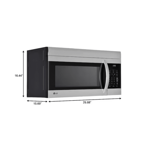 Easyclean 1.7-Cu Ft 29.88-In Over-The-Range Microwave with Sensor Cooking ( Stainless Steel ) - Image 8