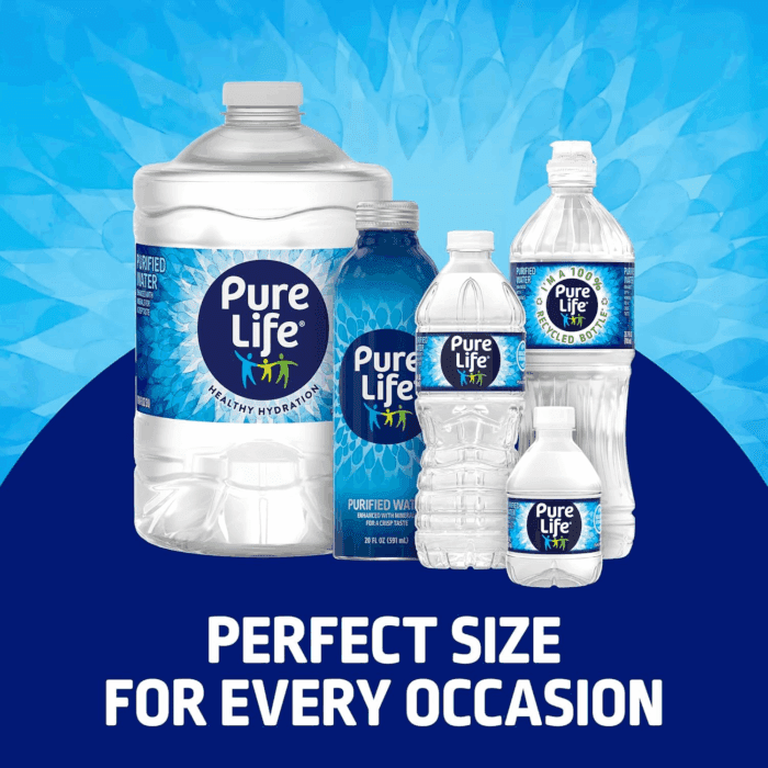 Purified Water Bottles, 24 Pack - Still Bottled Water Enhanced with Minerals for a Crisp Taste, Plastic Bottles - 8 Fl Oz - Image 6