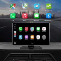 Portable Apple Carplay Screen for Car, 9" Wireless Apple Carplay & Android Auto,4K Dash Cam,1080P Backup Camera Dvr,Car Audio Receivers GPS Navigation Mirror Link, Bluetooth,Fm, Siri - Image 4