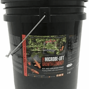 High Growth and Energy Floating Fish Food Pellets for Ponds, Water Gardens, and Fountains, Safe for Live Goldfish and Koi, 14.5 Lbs