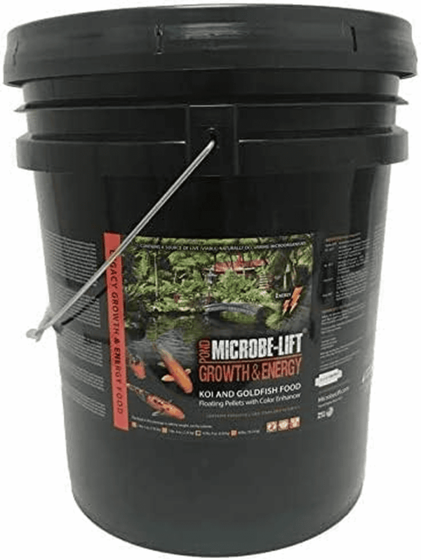 High Growth and Energy Floating Fish Food Pellets for Ponds, Water Gardens, and Fountains, Safe for Live Goldfish and Koi, 14.5 Lbs
