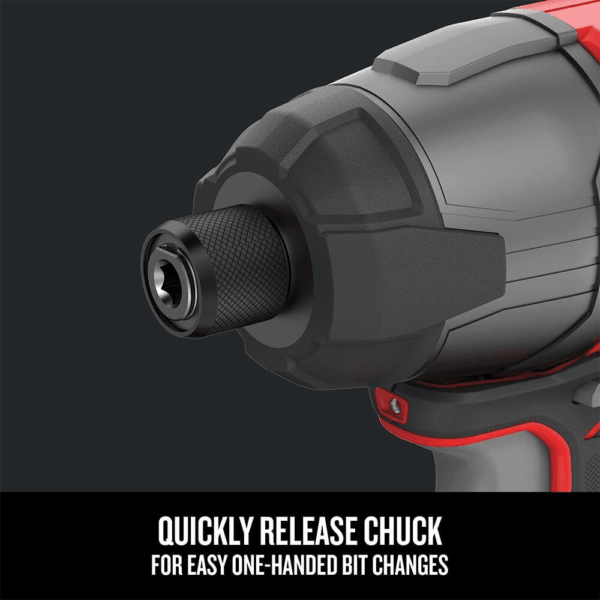 20V MAX Impact Driver Kit, 1/4 Inch, 2,800 RPM, LED Work Light, Battery and Charger Included (CMCF800C1) - Image 4